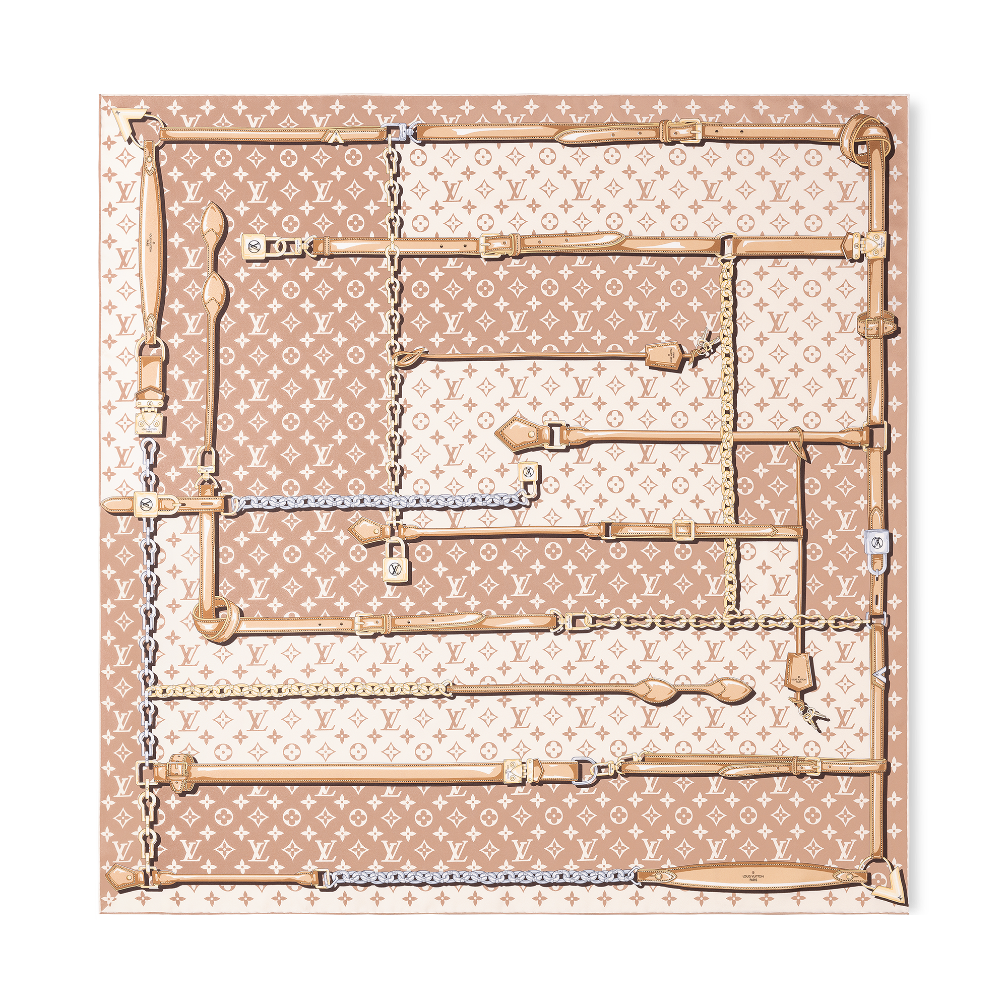 Carré Monogram Confidential 90 cm S00 - Acessórios | LOUIS VUITTON ®